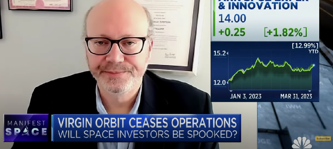Ron Epstein, Bank of America Senior Equity Analyst, Joins 'Closing Bell Overtime' to Discuss Virgin Orbit Ceasing Operations, the Space Sector & the Post-SPAC Boom Ron Epstein, Bank of America Senior Equity Analyst, Joins 'Closing Bell Overtime' to Discuss Virgin Orbit Ceasing Operations, the Space Sector & the Post-SPAC Boom