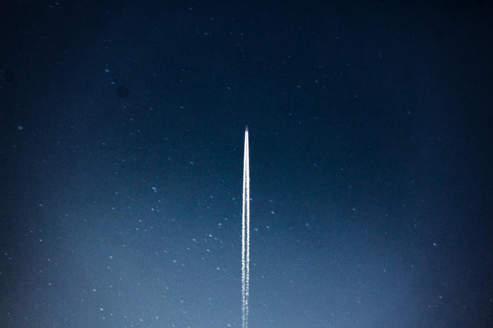 Space Shuttle Launch during Nighttime