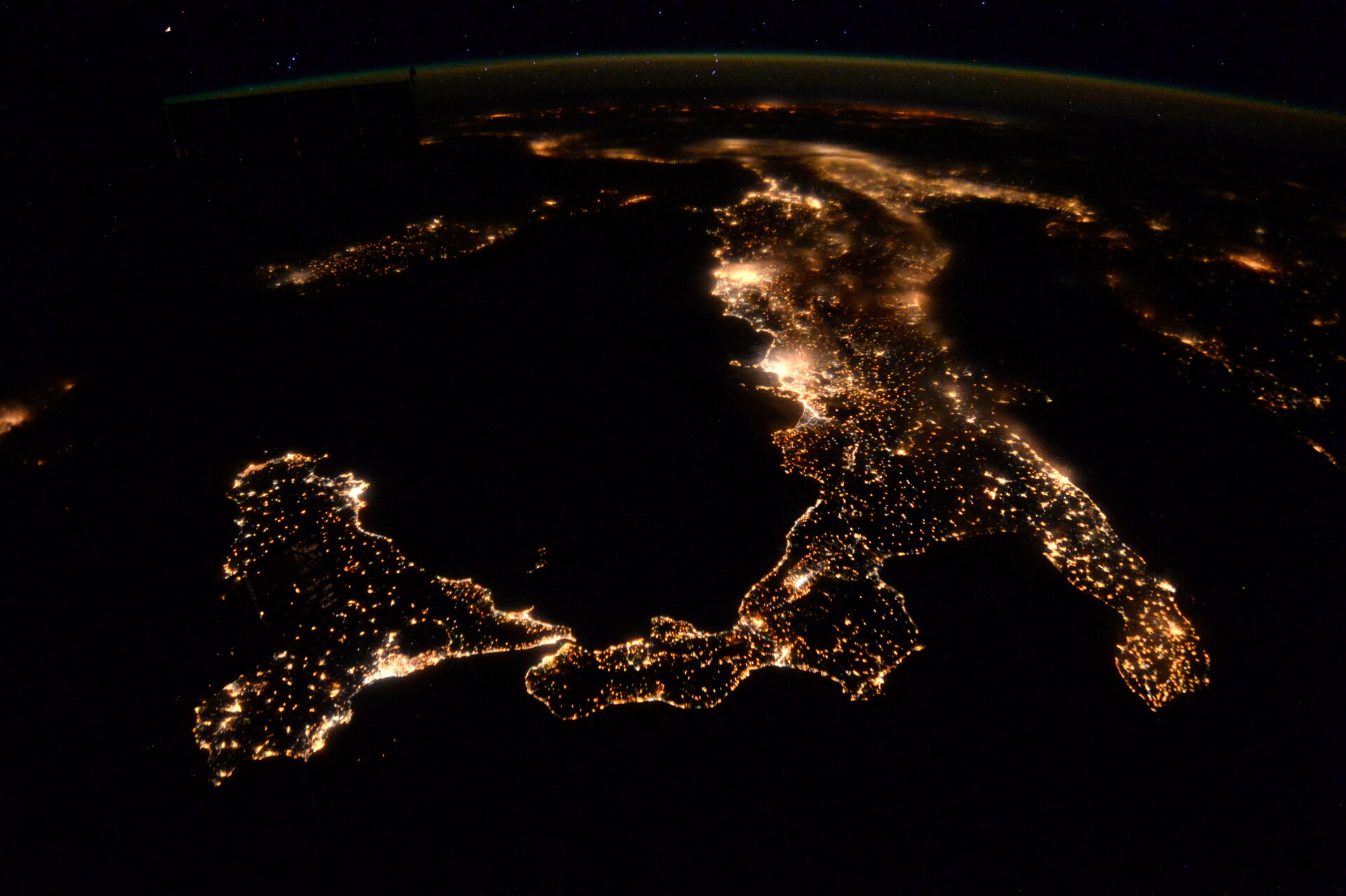 Italy from space