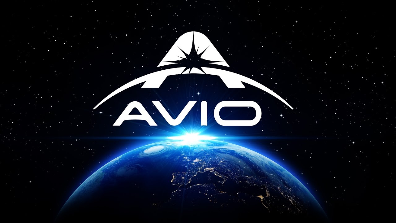 Avio logo over Earth