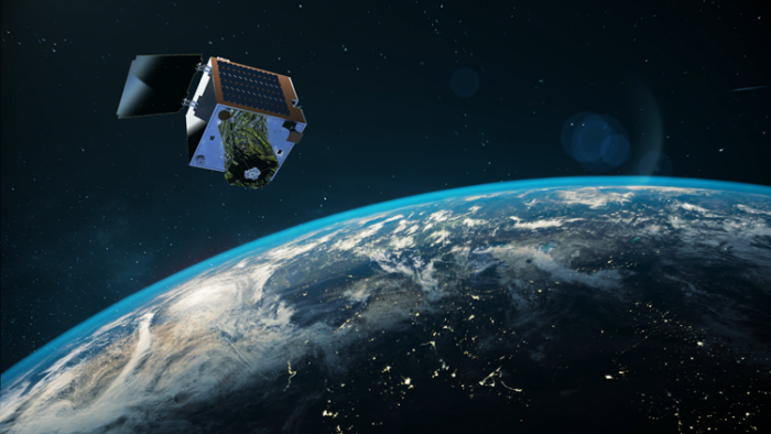 Rendering of Tyche Satellite