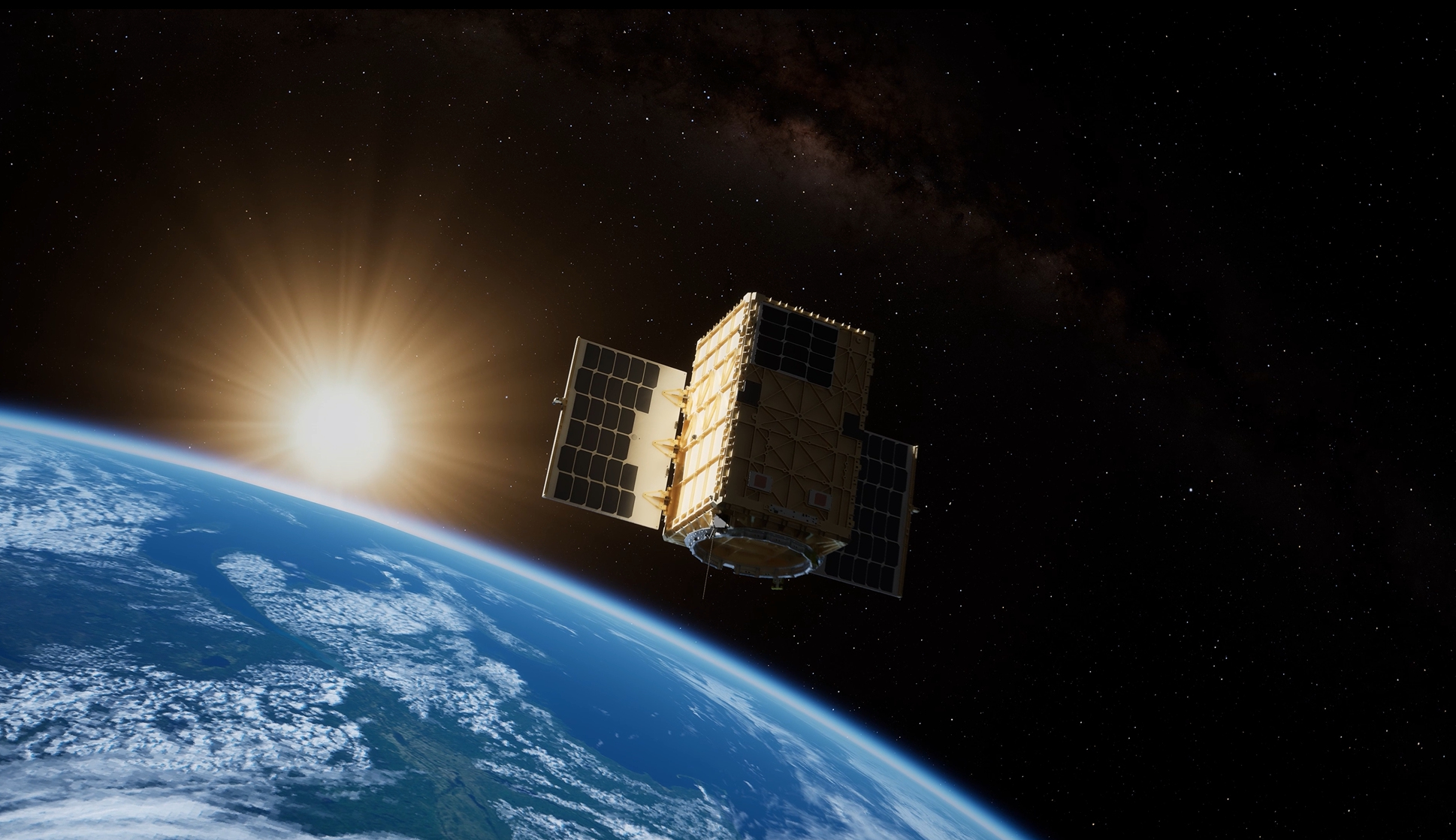 The Demo - On-orbit renders of Q4S